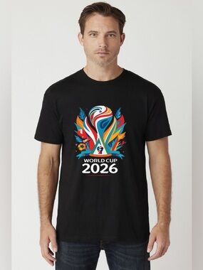 World Cup 2026 Black Graphic Tee